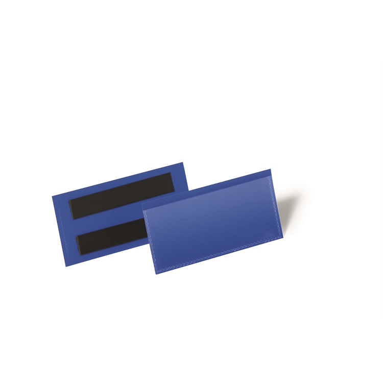 Varastotasku magneetilla Durable 100 x 38 mm sininen /50