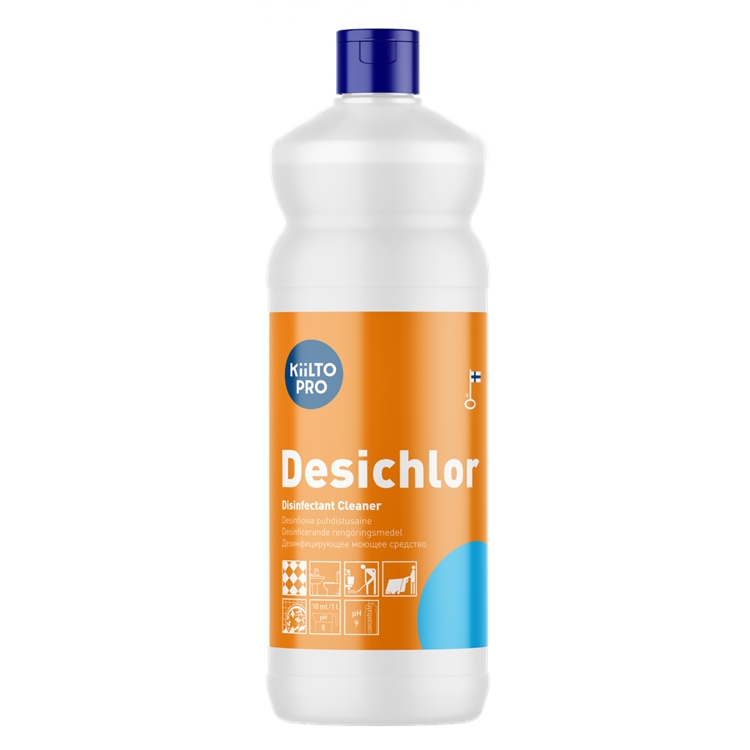 Desinfioiva puhdistusaine Kiilto Pro Desichlor 1 L