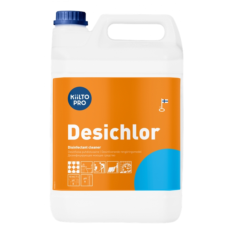 Desinfioiva puhdistusaine Kiilto Pro Desichlor 5 L
