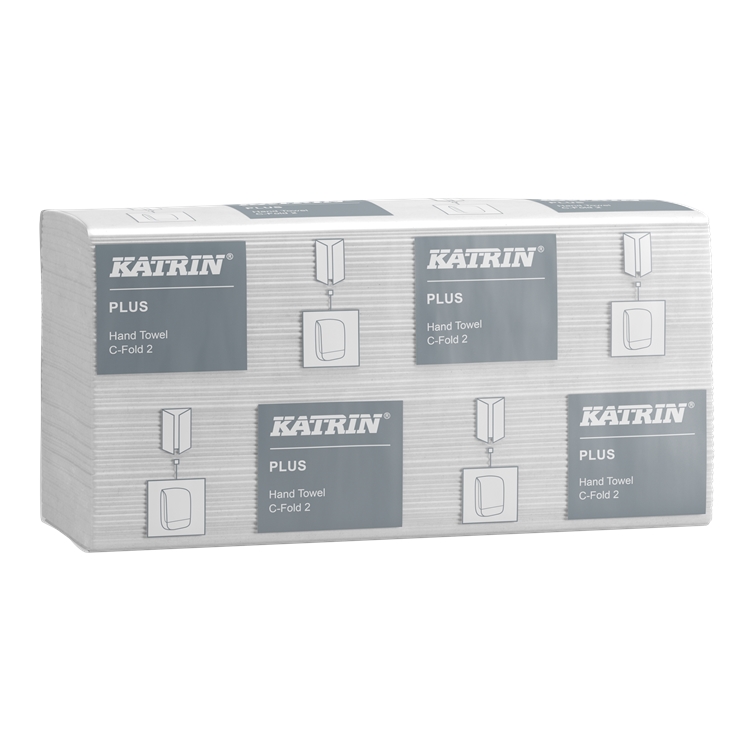 Käsipyyhe Katrin Plus C-taitto 2-krt valkoinen 16 kpl 73542