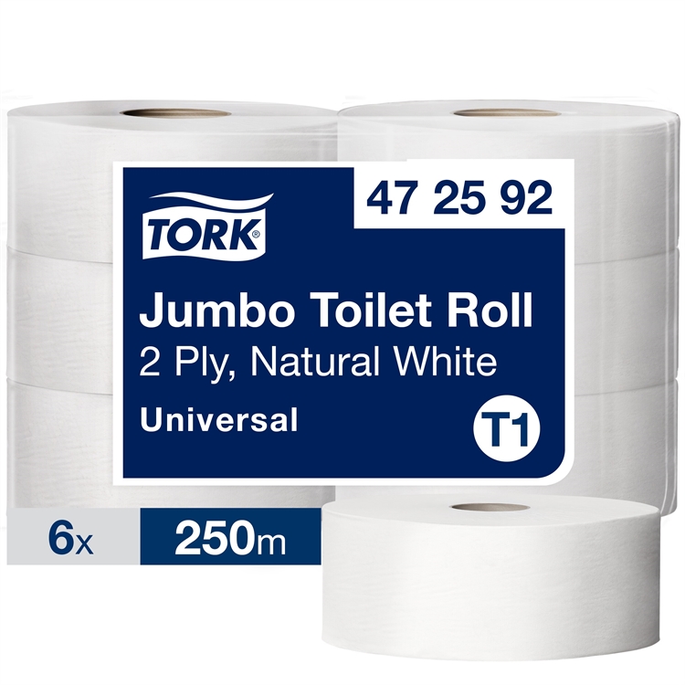 Wc-paperi Tork Jumbo T1 2-krt 6 rll 472592
