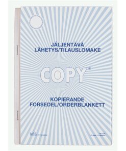 Lähetys/tilauslomake Plastipap 575 A5/75