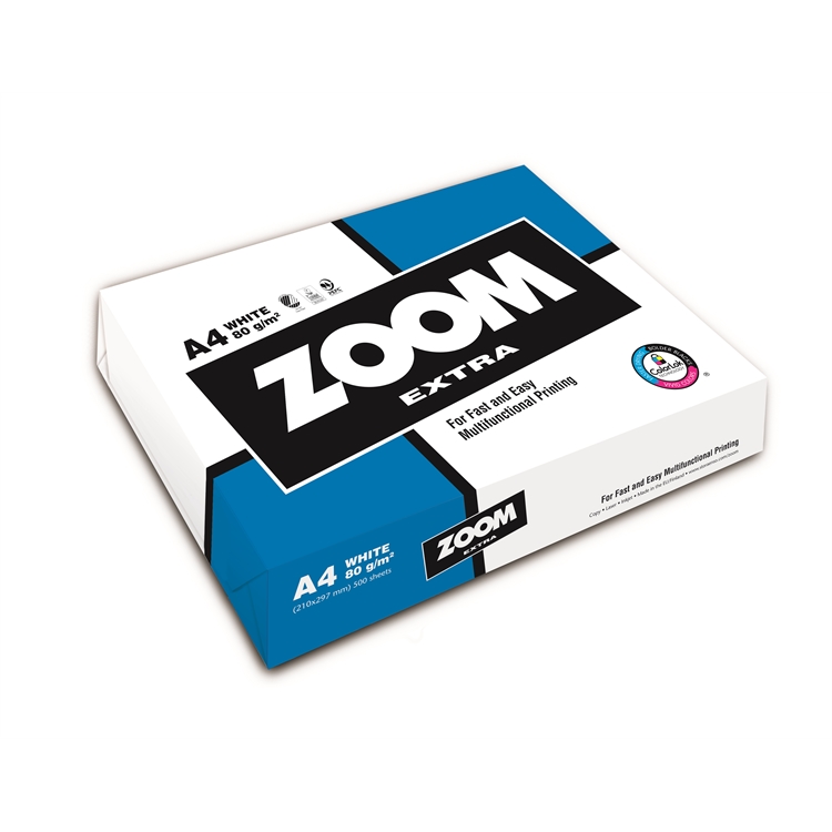 Kopiopaperi ZOOM Extra 80G A4/500