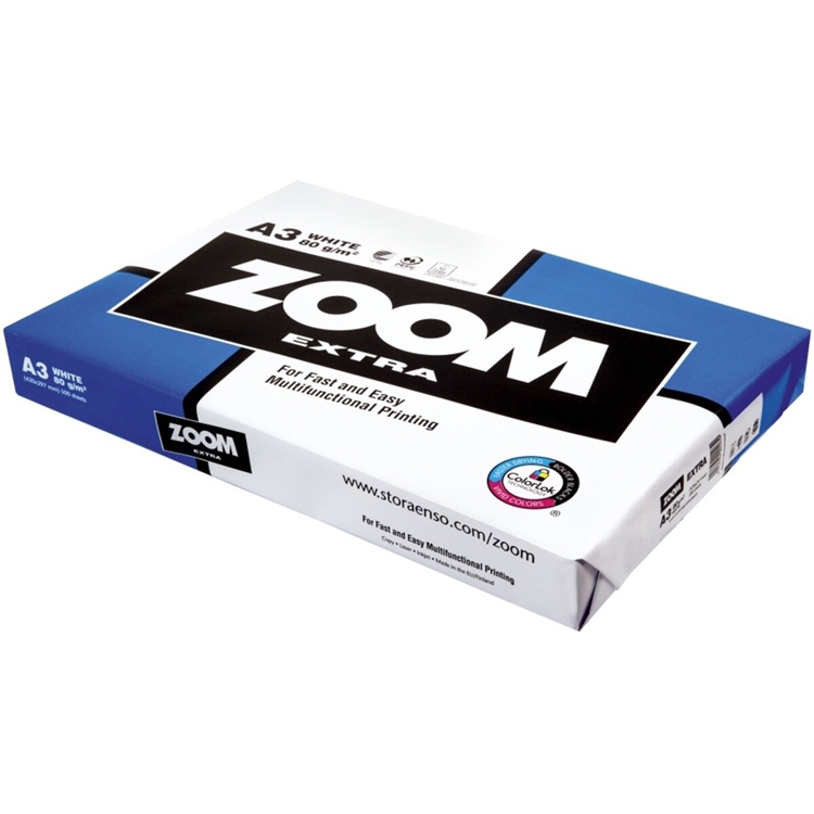 Kopiopaperi ZOOM Extra 80G A3/500