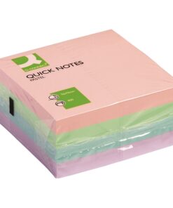 Viestilappukuutio Q-CONNECT 76x76mm FSC pastelli