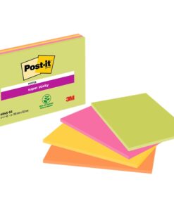 Viestilappu Post-it Super Sticky 152x203mm 4 kpl