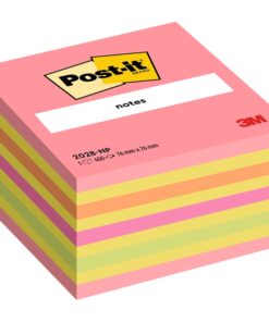 Viestilappukuutio Post-it 2028 76x76mm värilajitelma