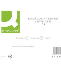 Tarrakuori Q-CONNECT C4 100G ruskea uusiopaperi /10