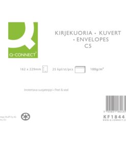 Tarrakuori Q-CONNECT C5 100G ruskea uusiopaperi /25