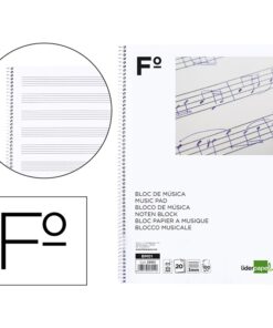 Nuottivihko Liderpapel A4+/20 100G