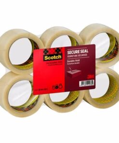 Pakkausteippi Scotch Secure Seal 50 x 66 mm kirkas /6