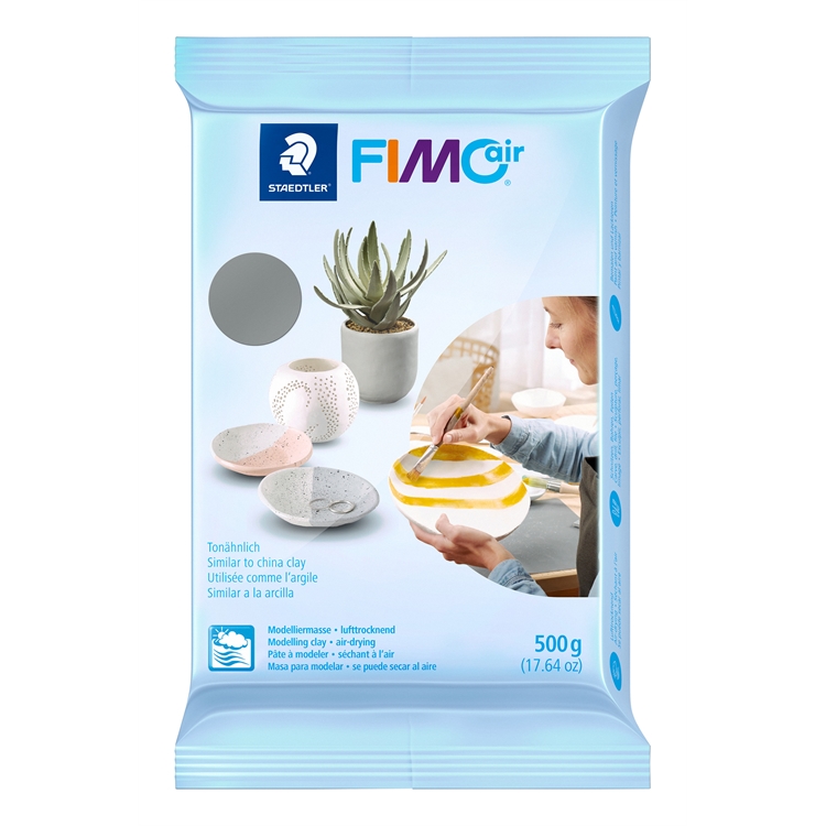 Muovailumassa Staedtler FIMO air 500 g harmaa
