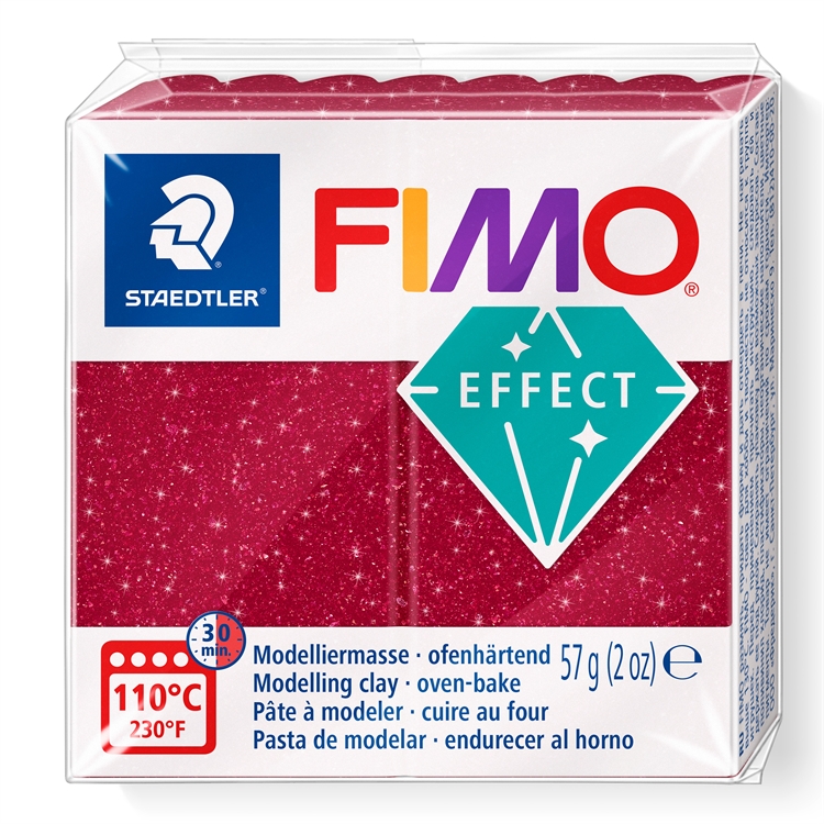 Muovailumassa Staedtler FIMO effect Galaxy 57 g punainen