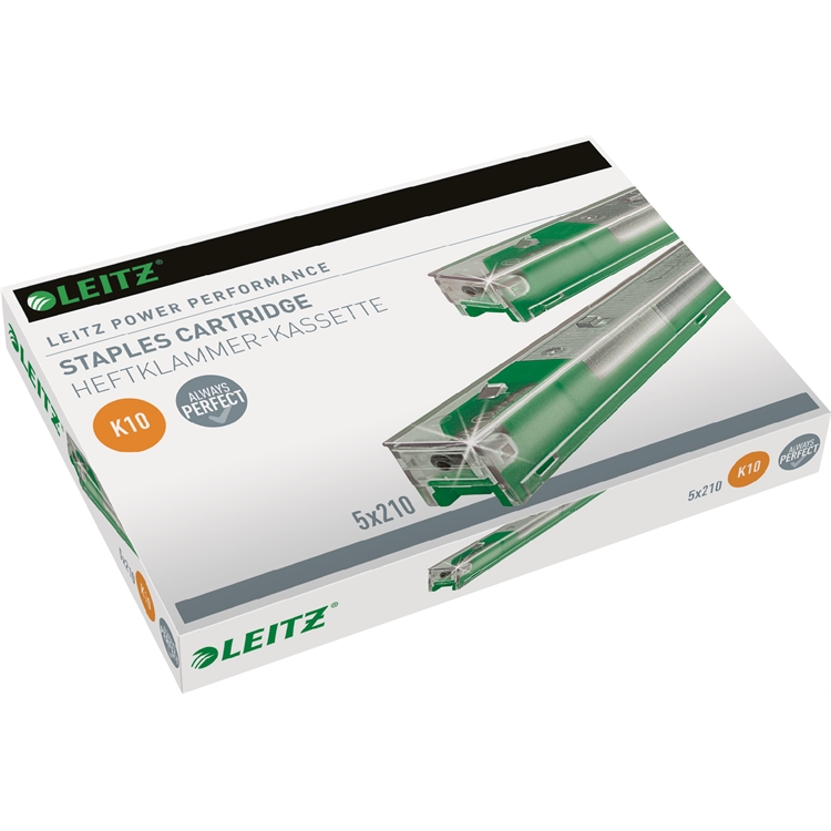 Niittikasetti Leitz K10 26/10 vihreä /5x210