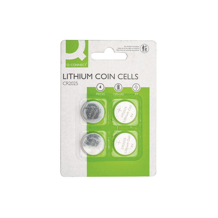 Litiumparisto Q-CONNECT CR2025 /4