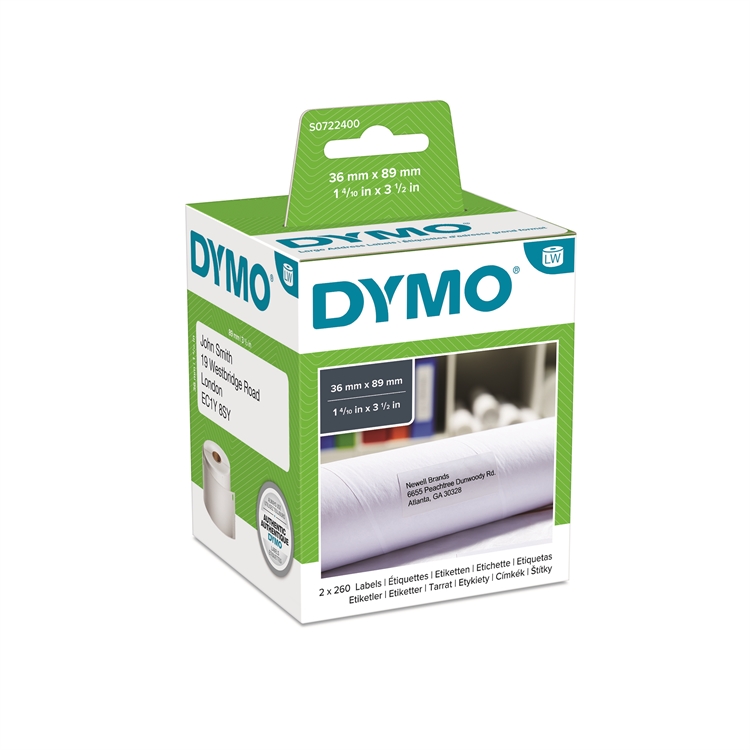 Osoitetarra DYMO LabelWriter 36 x 89 mm /520