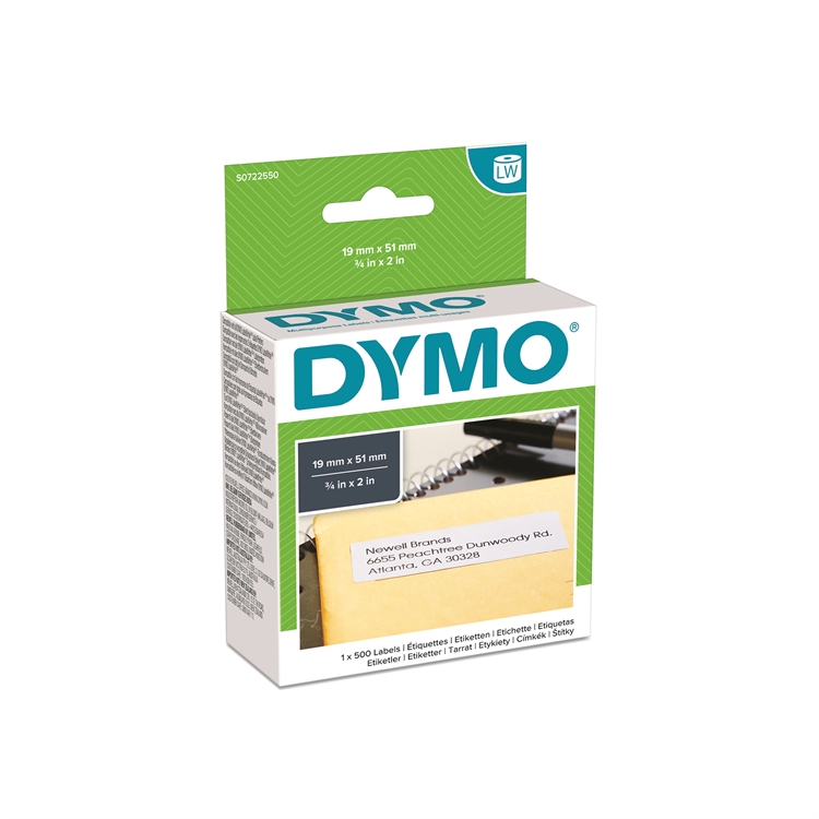 Monikäyttötarra irrotettava DYMO LabelWriter 51 x 19 mm /500
