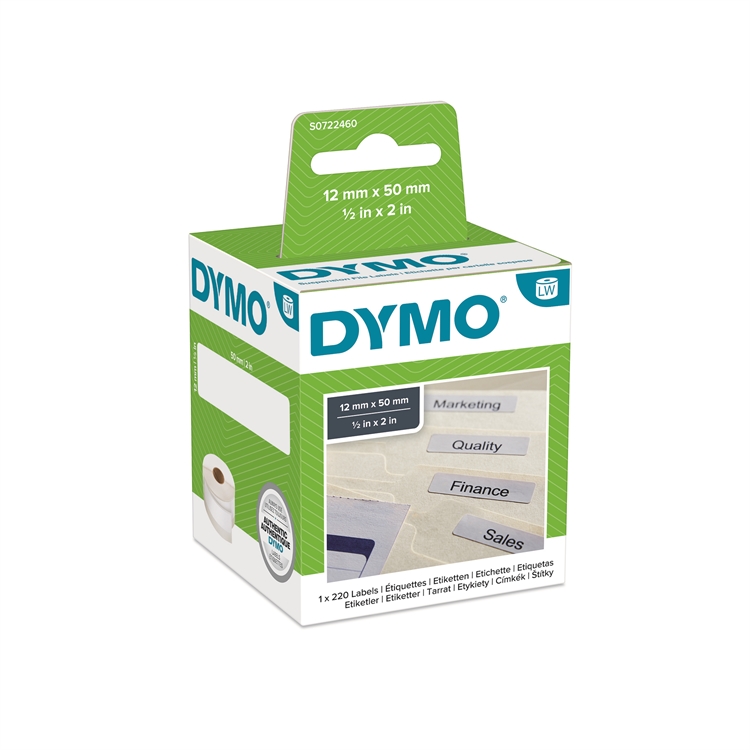 Riippukansiotarra DYMO LabelWriter 50 x 12 mm /220