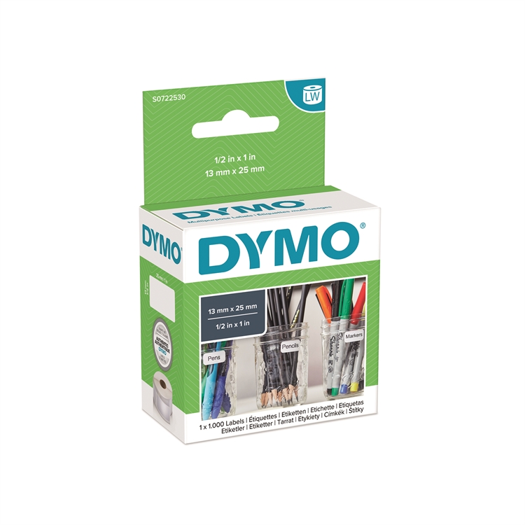 Monikäyttötarra DYMO LabelWriter 25 x 13 mm /1000