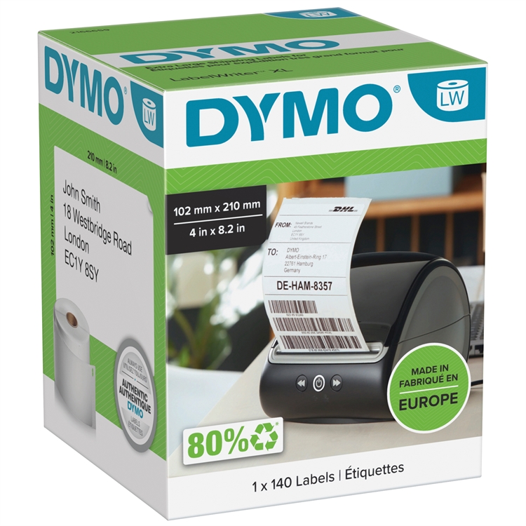Lähetystarra DYMO LabelWriter DHL 102 x 210 mm /140
