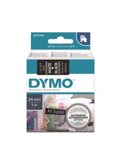 Tarrakasetti DYMO D1 53721 24 mm musta/valkoinen