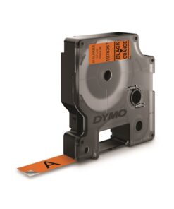 Tarrakasetti DYMO Durable D1 12 mm oranssi/musta