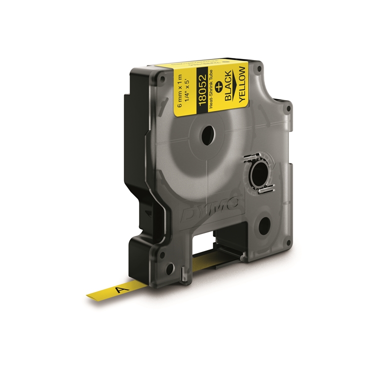Kutistesukka DYMO Rhino Industrial Label 18052 6 mm kelt