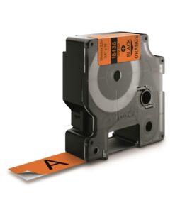 Tarrakasetti DYMO Rhino Vinyyli 18436 19 mm oranssi/musta