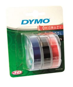 Kohokirjoitinteippi DYMO 9 mm x 3 m värilajitelma /3