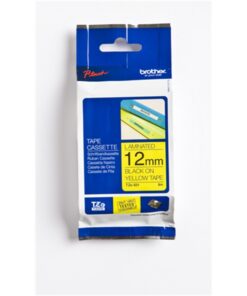 Tarrakasetti Brother TZe631 12 mm keltainen/musta