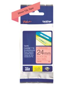 Tarrakasetti Brother TZe451 24 mm punainen/musta