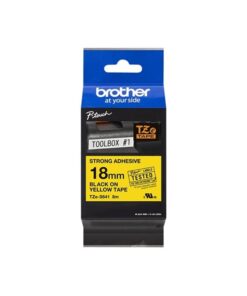 Tarrakasetti Brother TZeS641 18 mm keltainen/musta