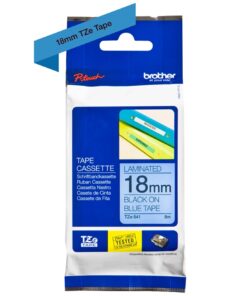 Tarrakasetti Brother TZe541 18 mm sininen/musta