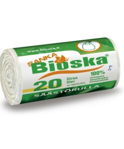 Biojätepussi Bioska sangallinen 20L 30 kpl