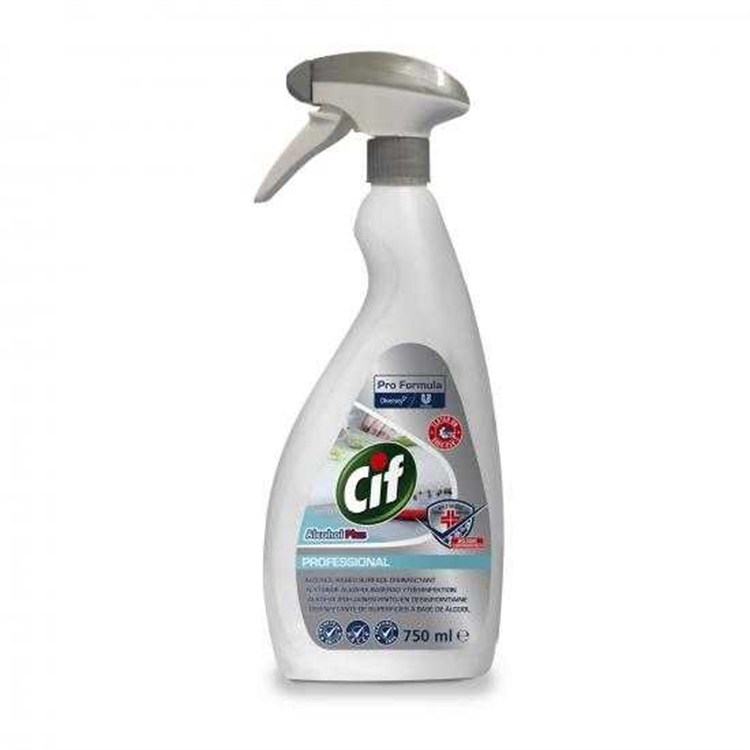 Desinfiointiaine Cif Pro Formula Alcohol Plus 750 ml
