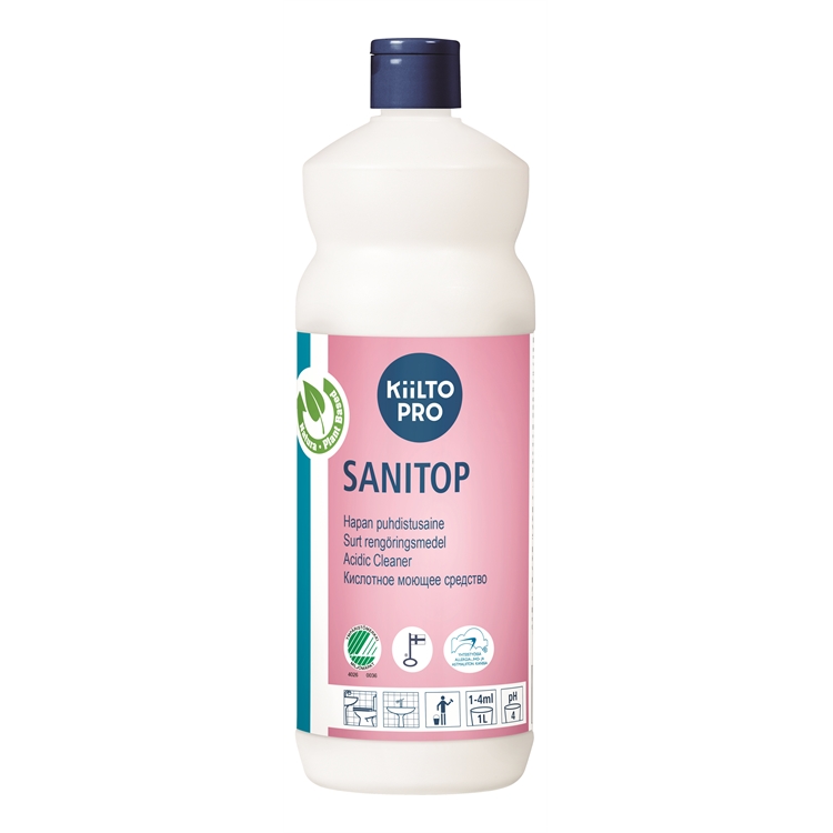 Saostumien poistoaine Kiilto Pro Sanitop 1 l
