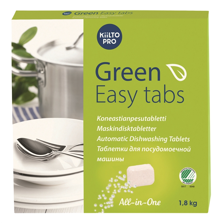 Konetiskitabletti Kiilto Pro Green Easy Tabs 100 kpl
