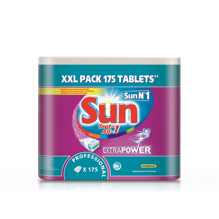 Konetiskitabletti Sun Prof All-in-1 Extra Power 175 kpl
