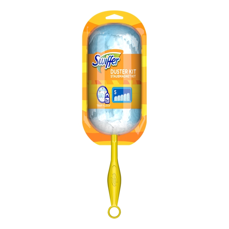 Pölyhuiska Swiffer aloituspakkaus 1+5