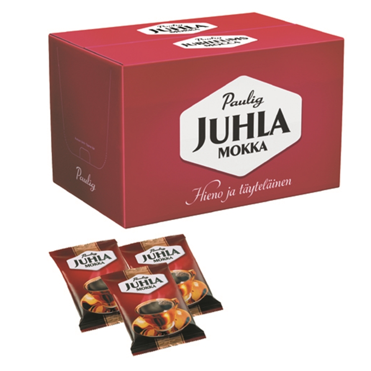 Kahvi Juhla Mokka erittäin hieno jauhatus 44 x 100 g