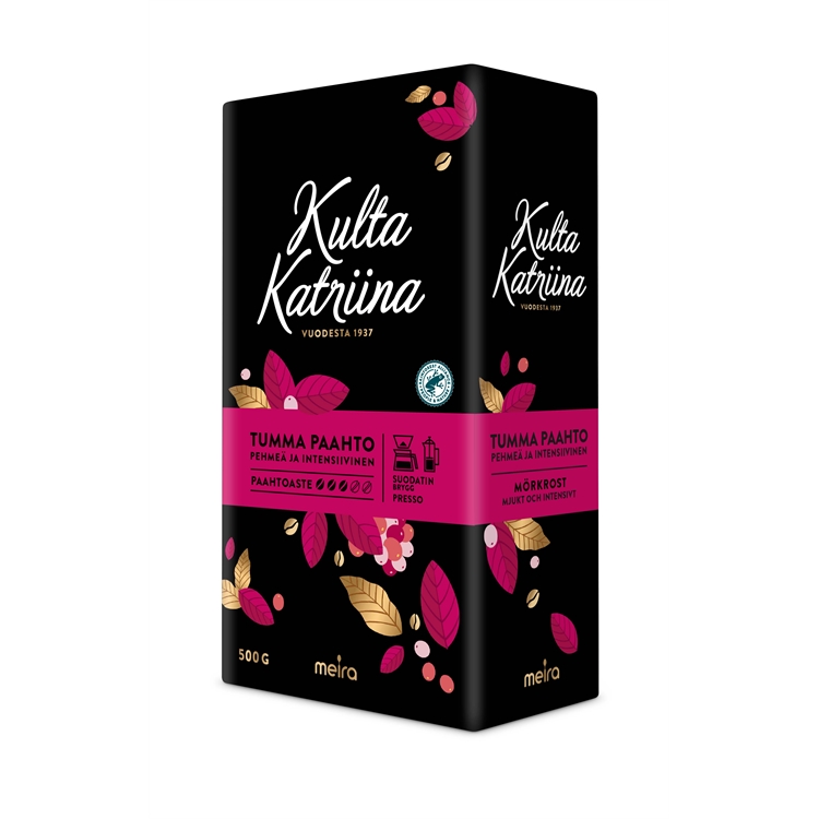 Kahvi Kulta Katriina Tumma Paahto suodatinjauhatus 500 g