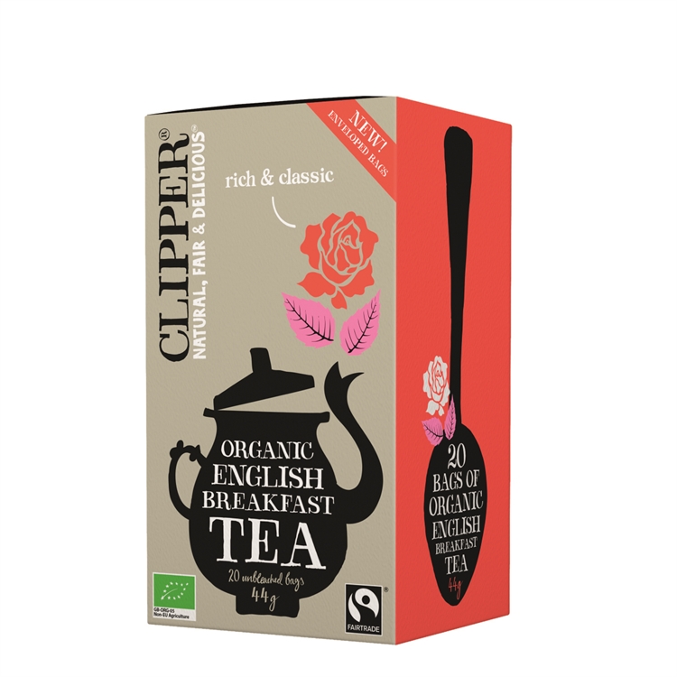 Tee Clipper English Breakfast luomu Reilu kauppa 20 pss
