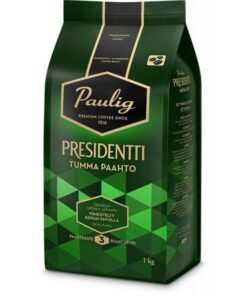 Kahvi Presidentti Tumma Paahto papu 1 kg