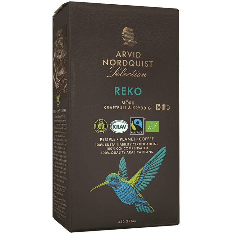 Kahvi Arvid Selection Reko luomu Reilu kauppa 450 g