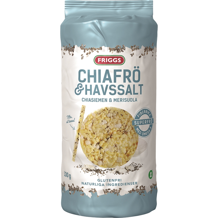 Maissikakku Friggs Chiansiemen & Merisuola 130 g