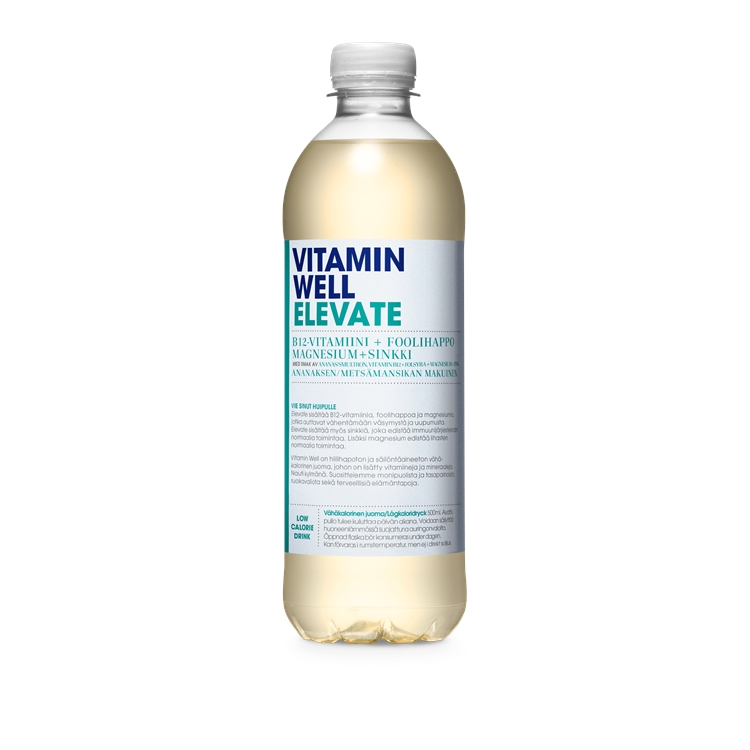 Vitamiinivesi Vitamin Well Elevate 12x500ml (ei sis. pant)