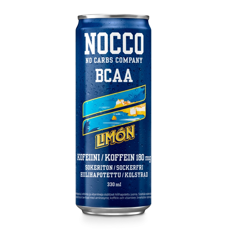 Energiajuoma Nocco BCAA Limon Sol 24 x 0,33L