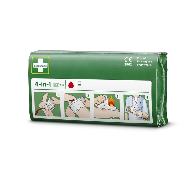 Ensiapuside Cederroth Iso 4-in-1