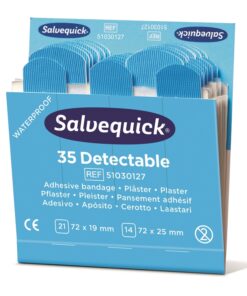 Muovilaastari Salvequick sininen /6x35