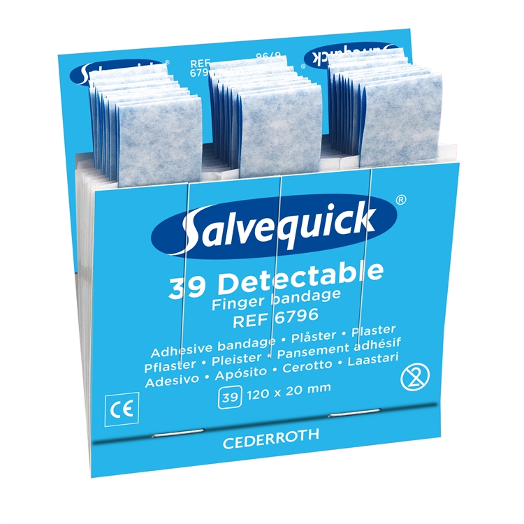 Muovilaastari pitkä Salvequick 6796 sininen /6x39